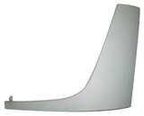 COVER HEADLAMP LEFT MP4 PRIMER WHITE